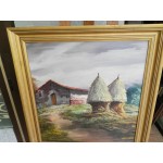 Голям картина масло на фазер Испания - 3667